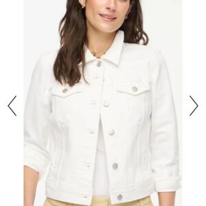 J. Crew Mercantile White Wash Denim Jacket